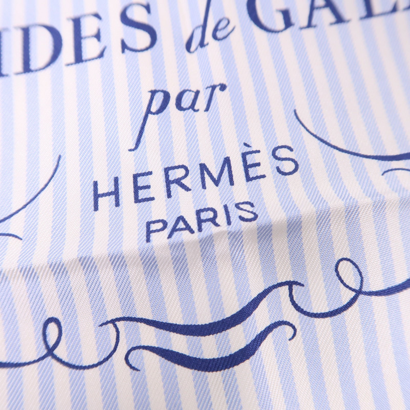 HERMES 絲質Scarf絲巾-6