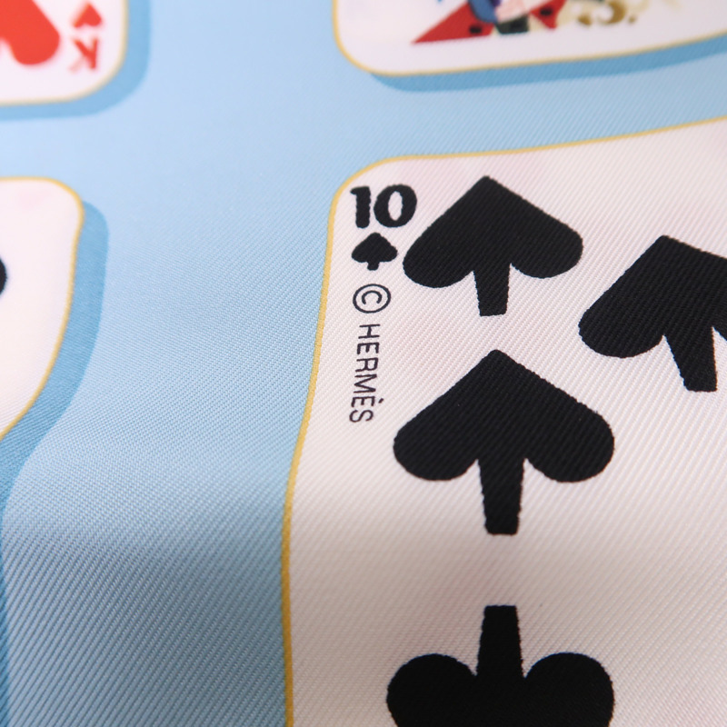 HERMES 絲質Scarf絲巾-5