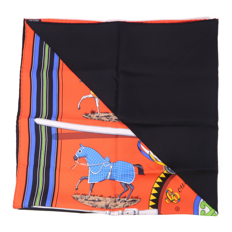 HERMES 絲質Scarf絲巾-1