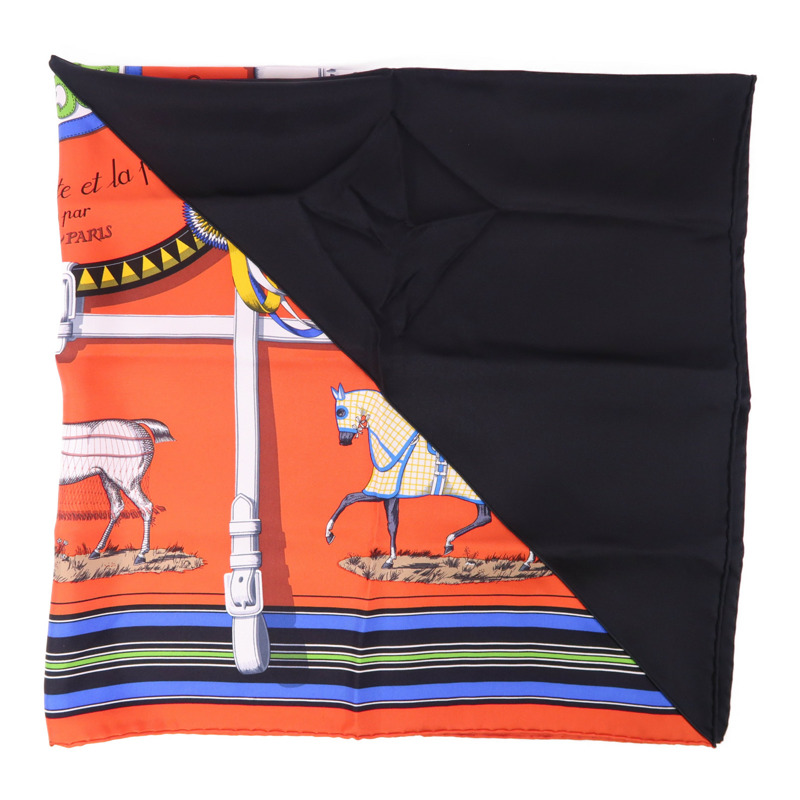 HERMES 絲質Scarf絲巾-4