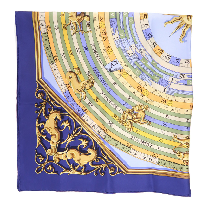 HERMES 絲質Scarf絲巾-1