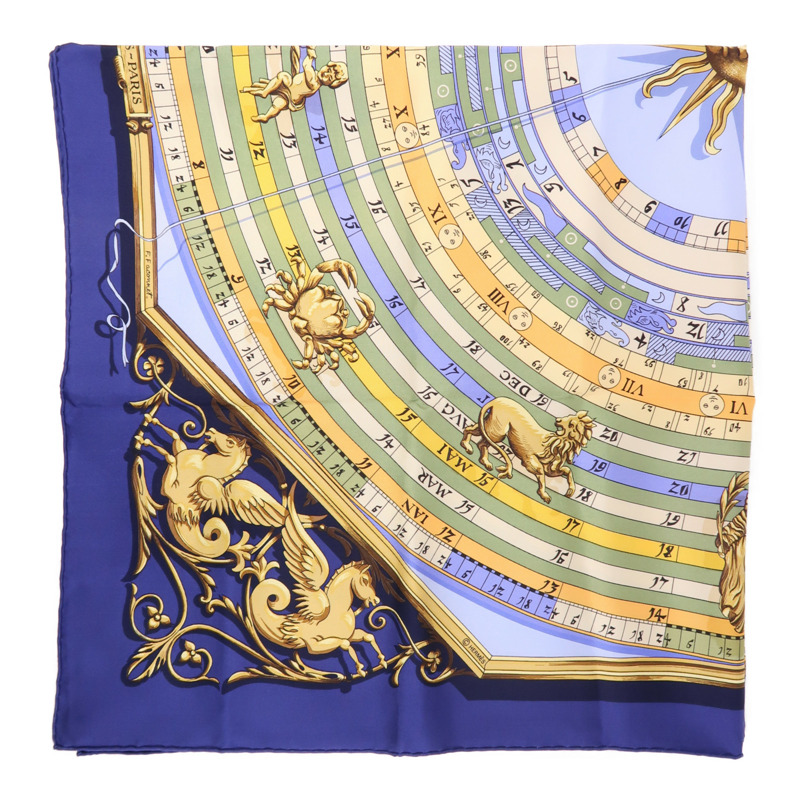 HERMES 絲質Scarf絲巾-4