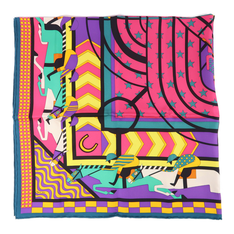 HERMES 絲質Scarf絲巾-3