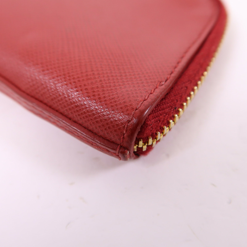 PRADA 皮革Coin Case金扣零錢包-8