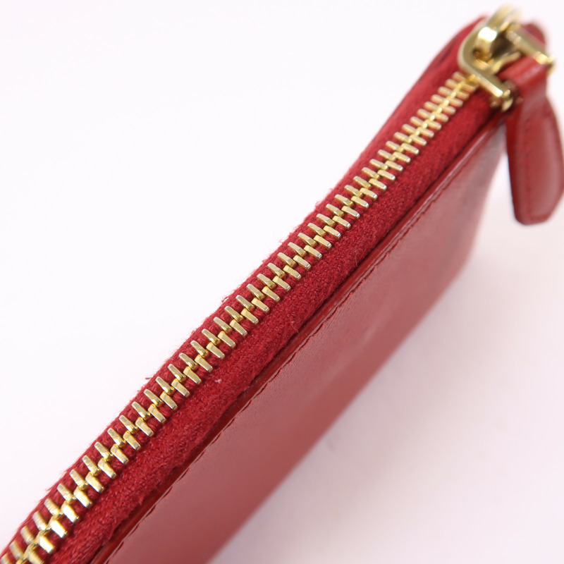 PRADA 皮革Coin Case金扣零錢包-12