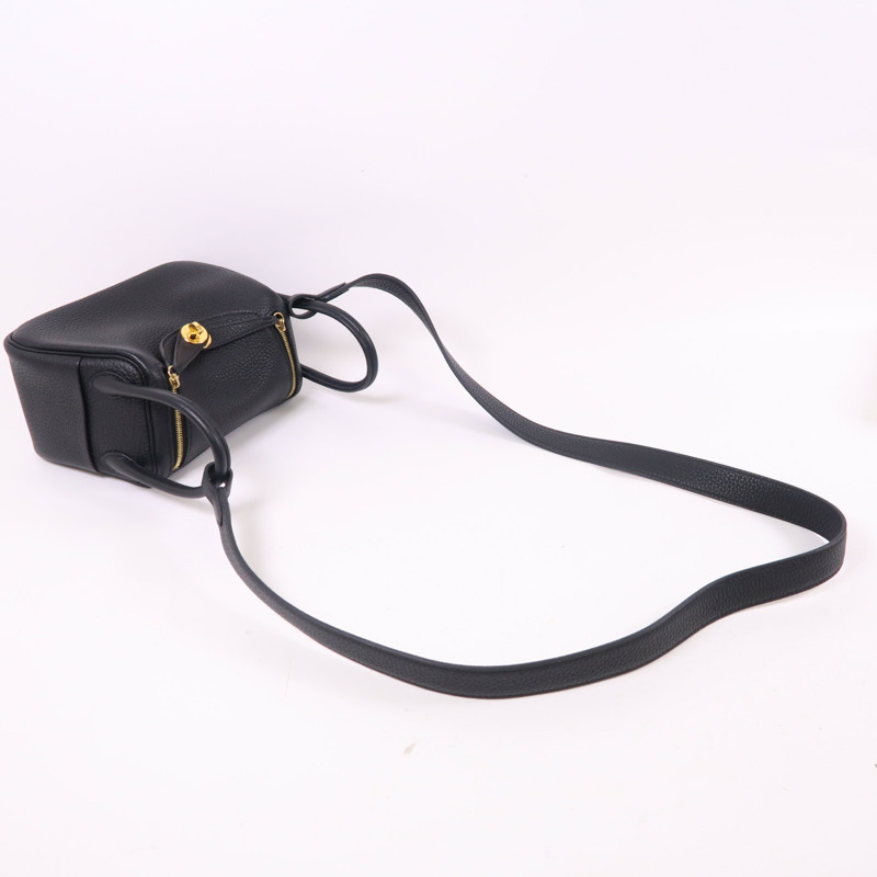 HERMES Mini Lindy金扣手挽肩背兩用袋-9