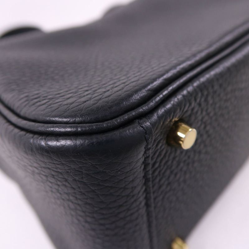 HERMES Mini Lindy金扣手挽肩背兩用袋-15