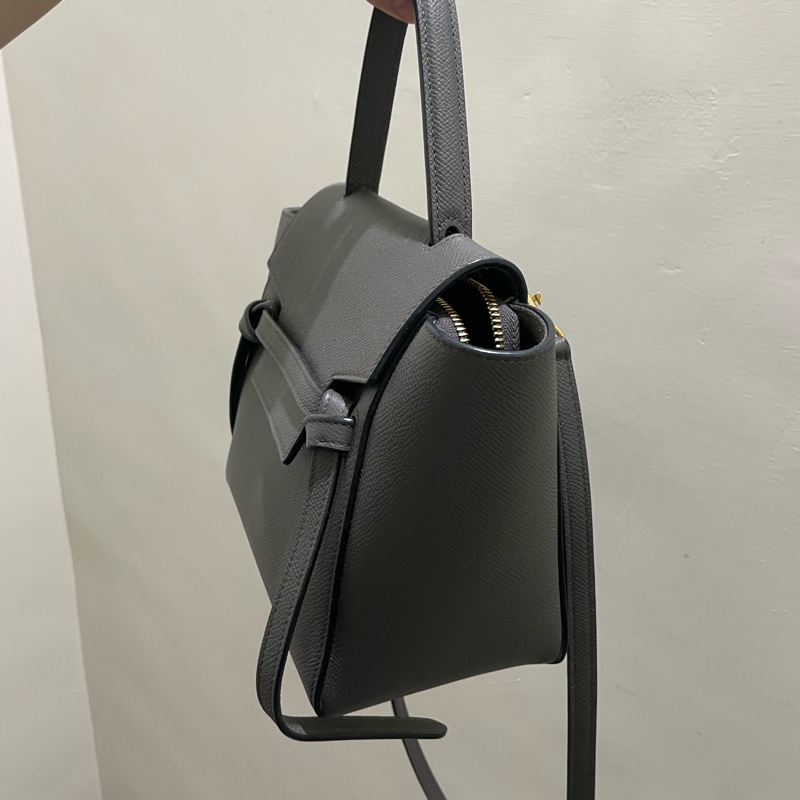 Celine Nano Belt鯰魚包 灰-3