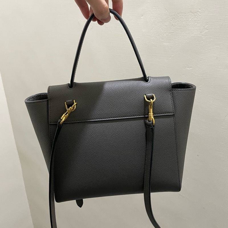 Celine Nano Belt鯰魚包 灰-13