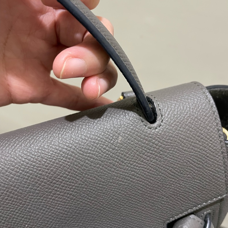 Celine Nano Belt鯰魚包 灰-14