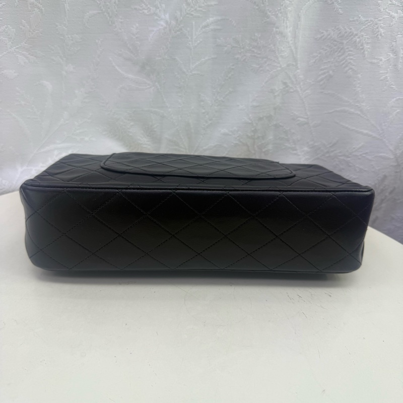 Vintage Chanel Classic Flap Bag 黑色菱格紋手袋-18