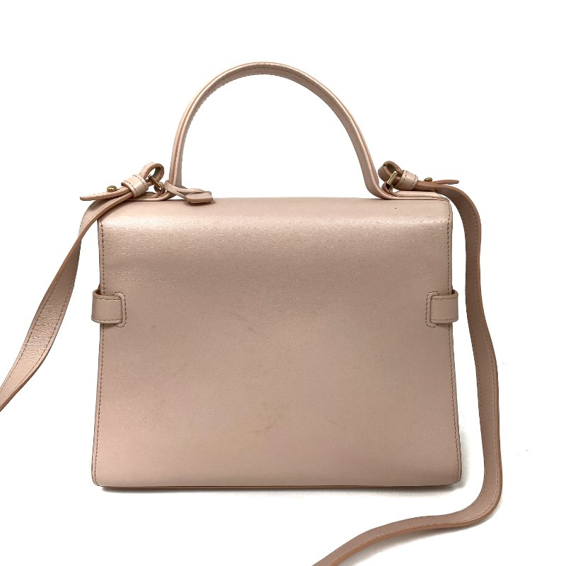 △ Delvaux 德爾沃 Tempete MM Pink Calfskin 2Way Bag 粉紅色小牛皮兩用袋 -257021557-2