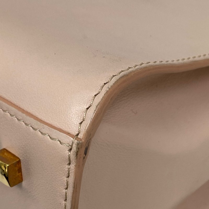 △ Delvaux 德爾沃 Tempete MM Pink Calfskin 2Way Bag 粉紅色小牛皮兩用袋 -257021557-12