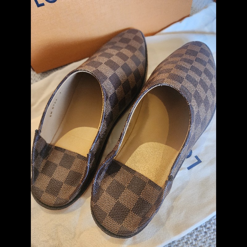 LV經典棋盤拖鞋／穆勒鞋-1