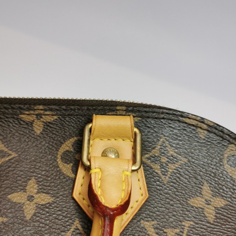 Louis Vuitton (LV) Alma 小號 植鞣革Monogram印花貝殼包手提包-10