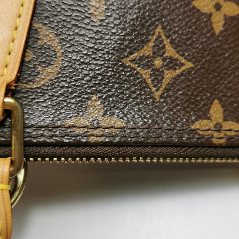 Louis Vuitton (LV) Alma 小號 植鞣革Monogram印花貝殼包手提包-15