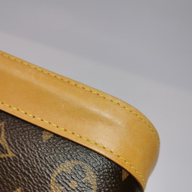 Louis Vuitton (LV) Alma 小號 植鞣革Monogram印花貝殼包手提包-22