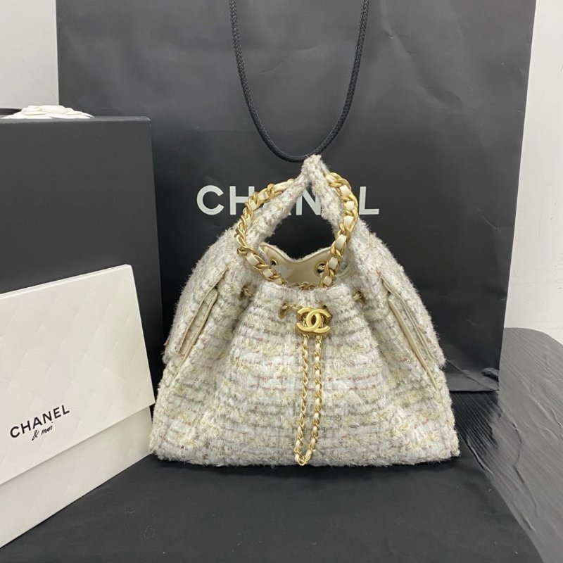 CHANEL 25A斜紋軟呢25bag小號肩背鏈條包 26*30*14 99新配件盒子塵袋-0