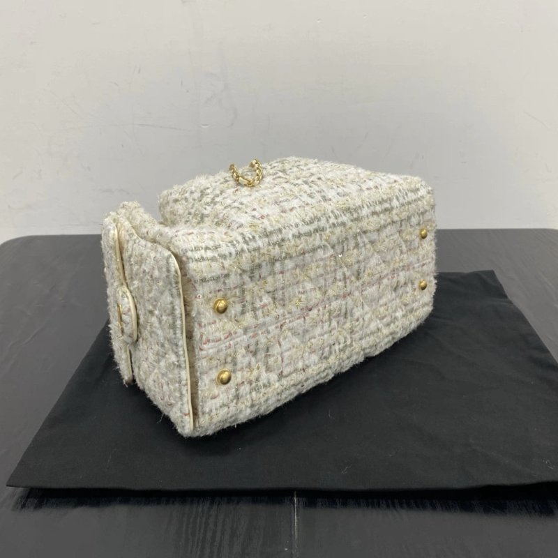 CHANEL 25A斜紋軟呢25bag小號肩背鏈條包 26*30*14 99新配件盒子塵袋-2