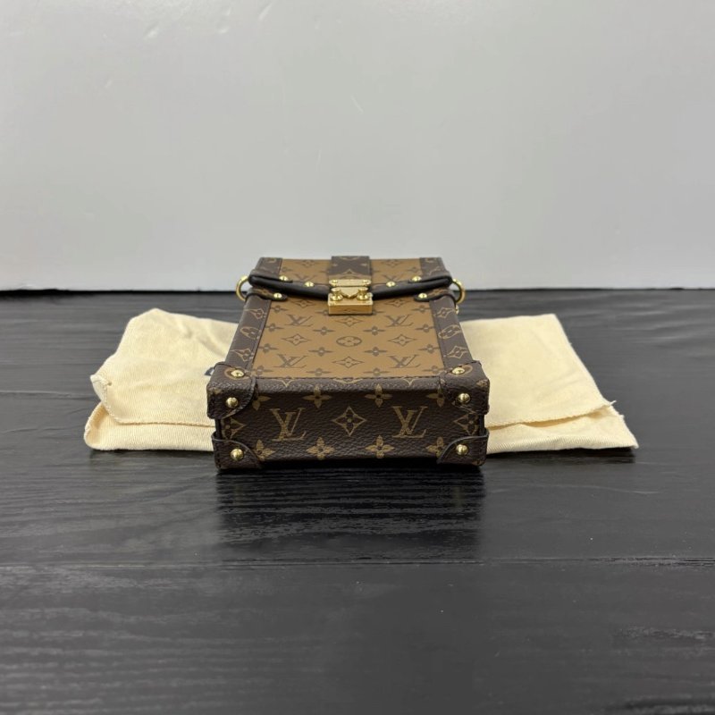 LV Trunk Vertical鏈條盒子手機包 11*17.5*3.5 全新閒置配件盒子塵袋購證-3