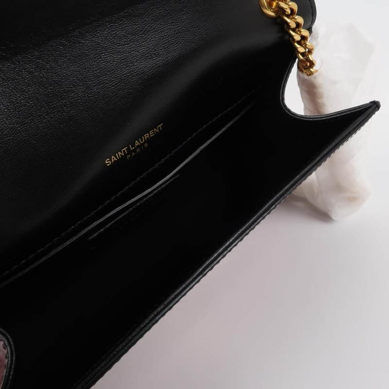 Saint Laurent Kate 凱特包 小號 漆皮亮片YSL標誌斜挎包單肩包-6