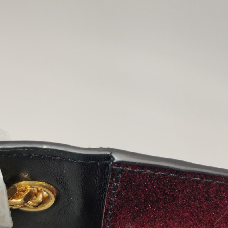 Saint Laurent Kate 凱特包 小號 漆皮亮片YSL標誌斜挎包單肩包-16