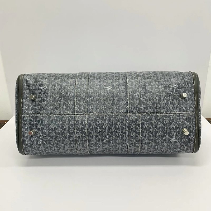 GOYARD Boston老花手提斜背旅行袋 50*30*25 98新配件購證-3