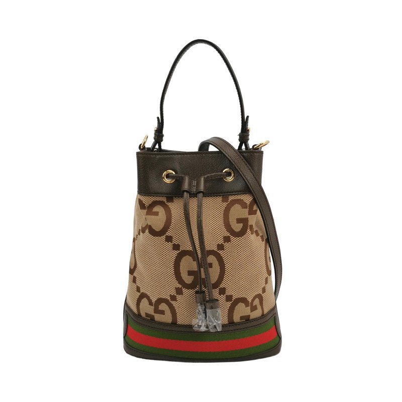 Gucci Ophidia 小號 牛皮帆布條紋雙G斜挎包單肩包-0