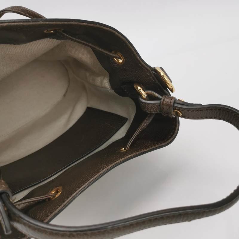 Gucci Ophidia 小號 牛皮帆布條紋雙G斜挎包單肩包-6