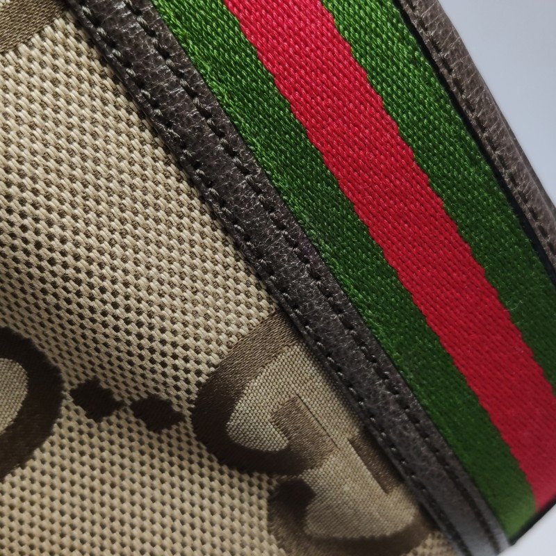 Gucci Ophidia 小號 牛皮帆布條紋雙G斜挎包單肩包-18