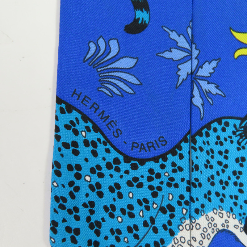 HERMES 絲質Twilly絲巾-3