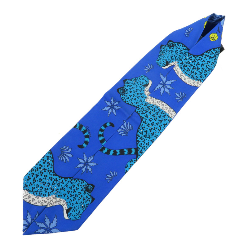 HERMES 絲質Twilly絲巾-7