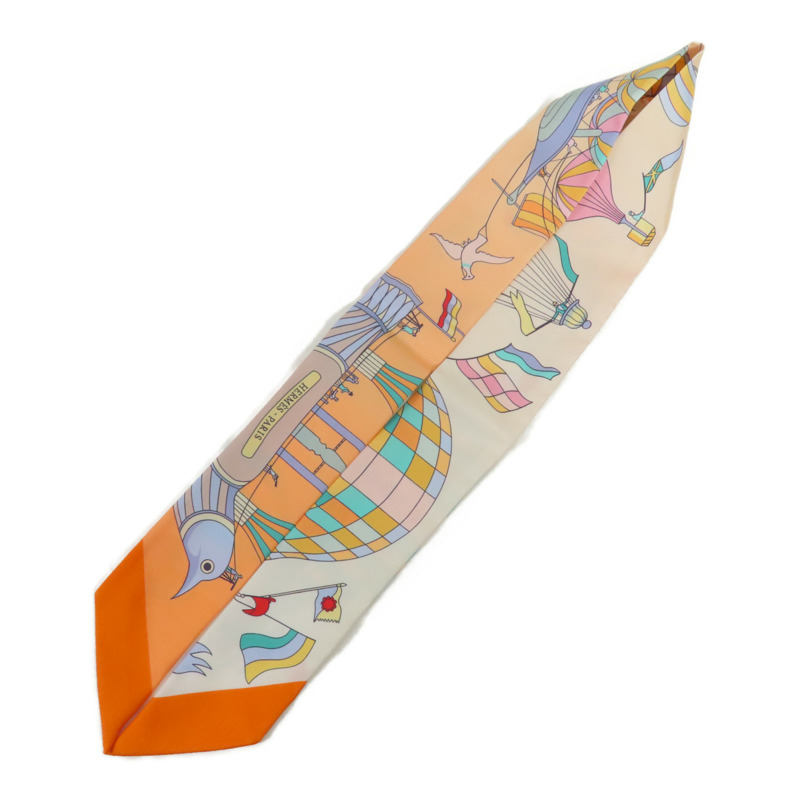 HERMES 絲質Twilly絲巾-2