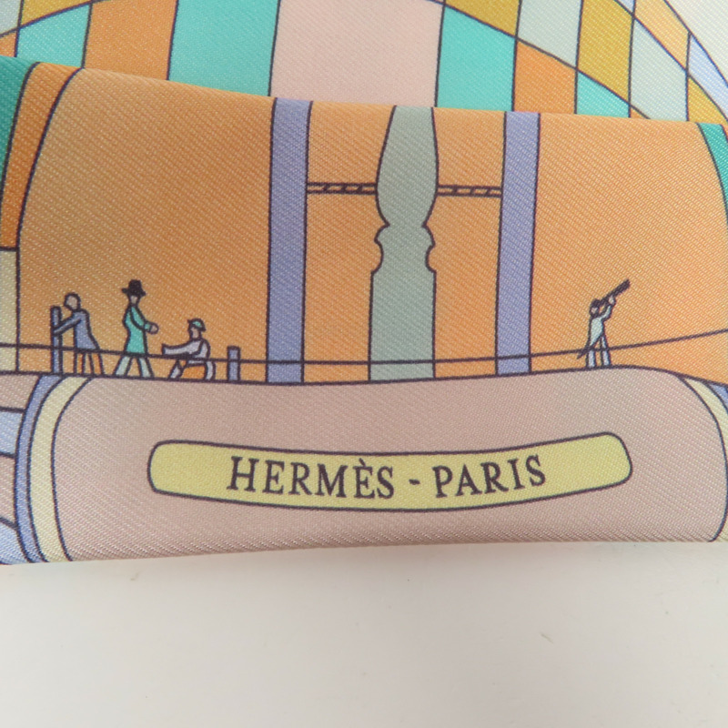 HERMES 絲質Twilly絲巾-3