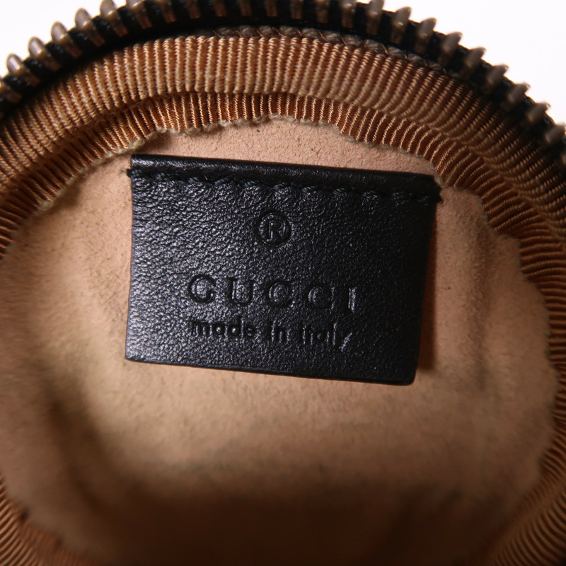 GUCCI 羊皮皮革Coin Case金扣零錢包-5