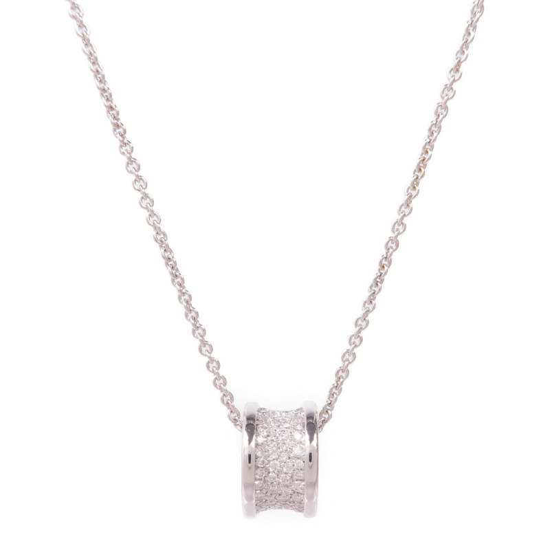 BVLGARI 18K白金B-zero1 Diamond Necklace項鍊-0