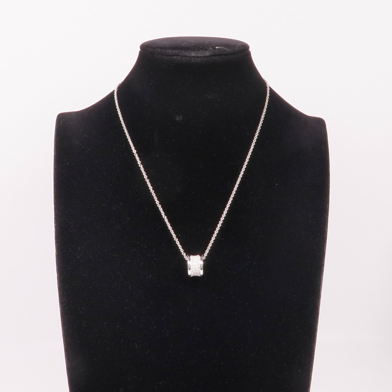 BVLGARI 18K白金B-zero1 Diamond Necklace項鍊-7