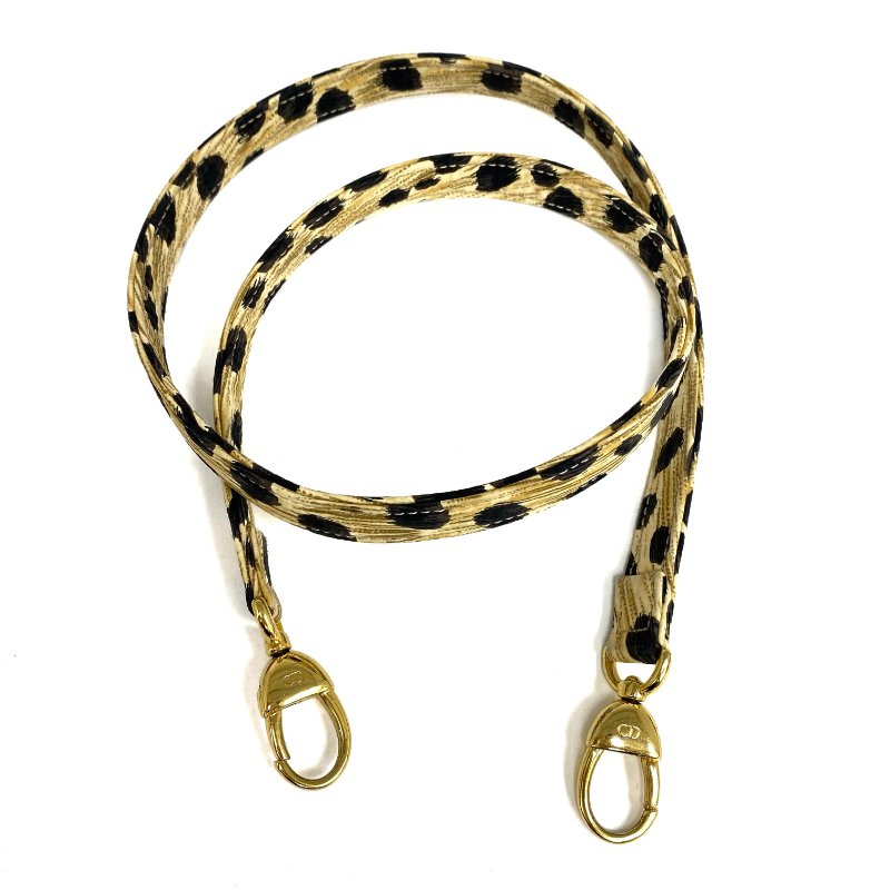 ☆ Christian Dior 迪奧 Beige Nylon Leopard Lady 2Way Bag 米色尼龍豹紋兩用袋 - 257021599-21