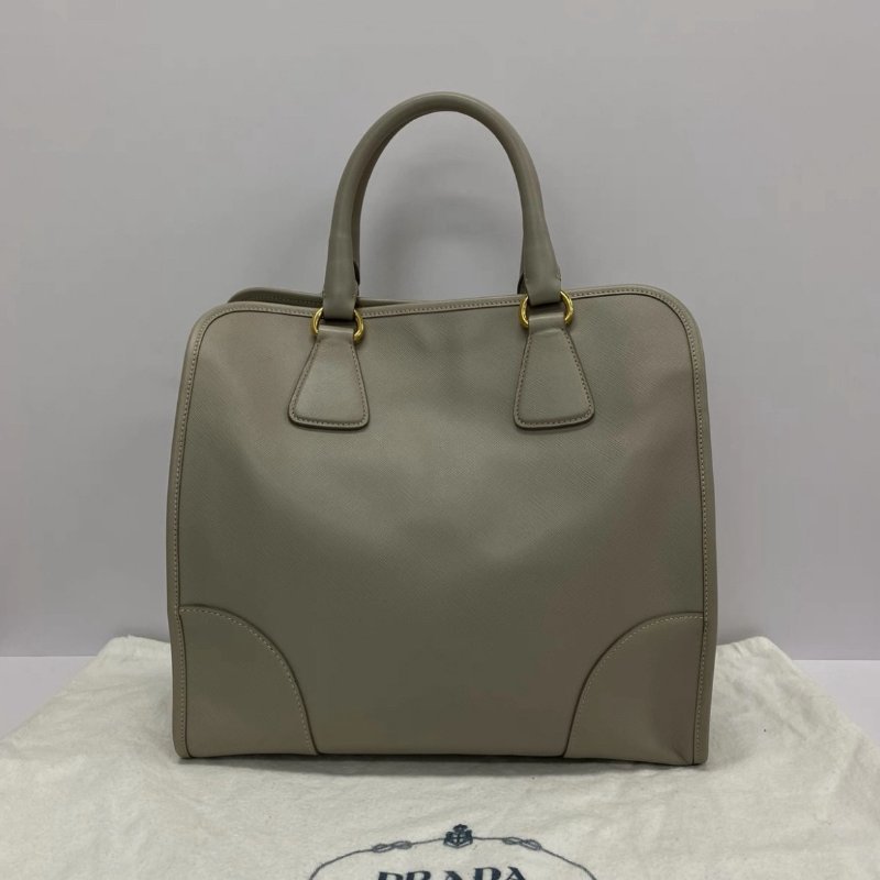 PRADA 中古十字牛皮手提肩背斜背包 32.5*29.5*16 98新配件塵袋保卡-5