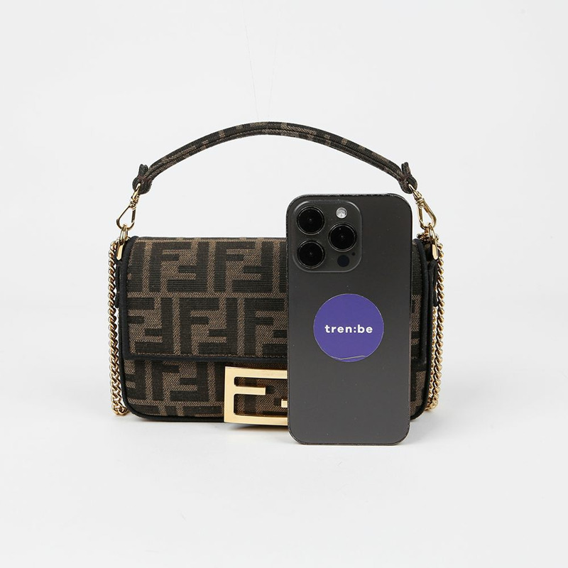 FENDI 8BS017 法棍迷你手提單肩包-6