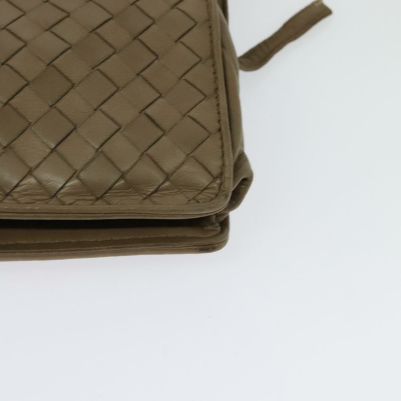【日本直送】BOTTEGA VENETA INTRECCIATO 皮革肩背包 米色 金色 正品 bs29313-15