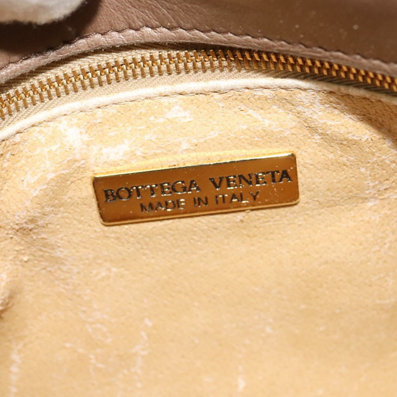 【日本直送】BOTTEGA VENETA INTRECCIATO 皮革肩背包 米色 金色 正品 bs29313-16