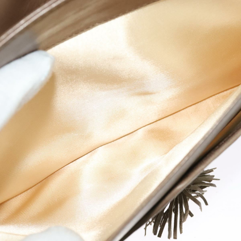 【日本直送】BOTTEGA VENETA INTRECCIATO 皮革肩背包 米色 金色 正品 bs29313-20