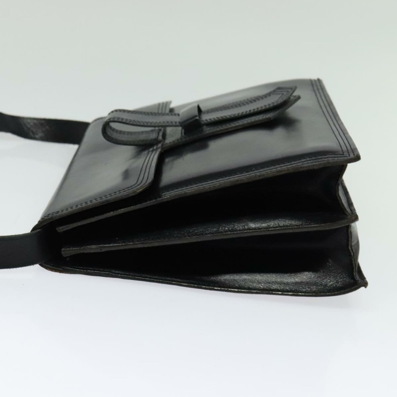 【日本直送】SAINT LAURENT 黑色金色皮革肩背包 正品 bs29361-2