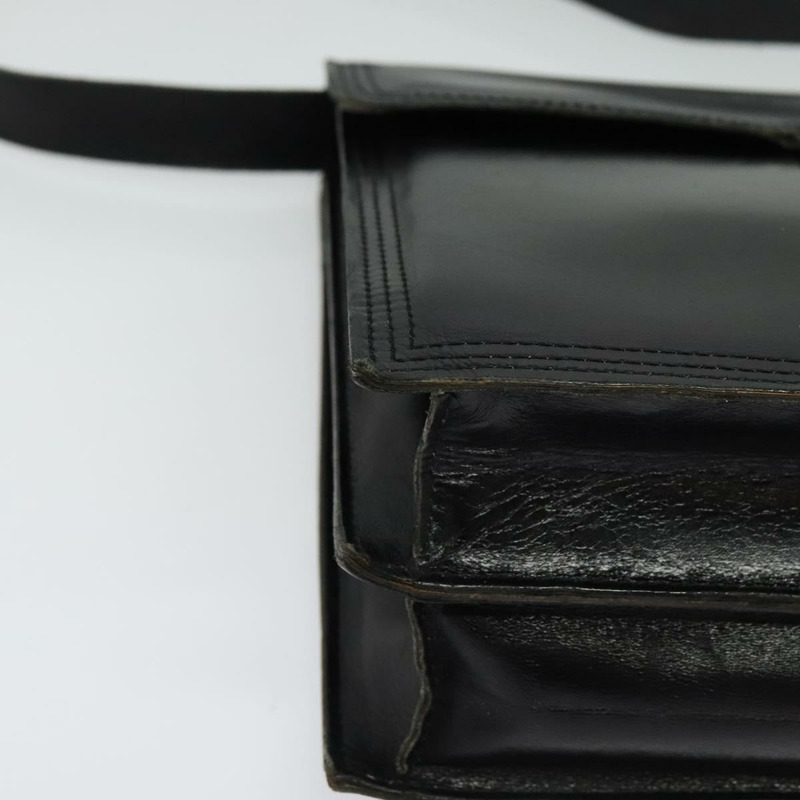 【日本直送】SAINT LAURENT 黑色金色皮革肩背包 正品 bs29361-8