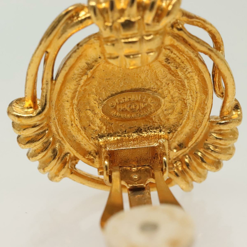 【日本直送】香奈兒耳環 金屬 金 CC Auth bs29251-6