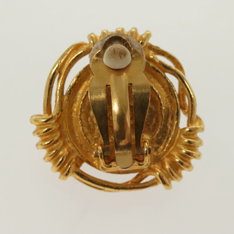 【日本直送】香奈兒耳環 金屬 金 CC Auth bs29251-8