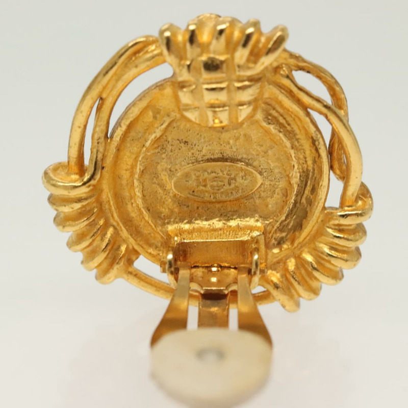 【日本直送】香奈兒耳環 金屬 金 CC Auth bs29251-10