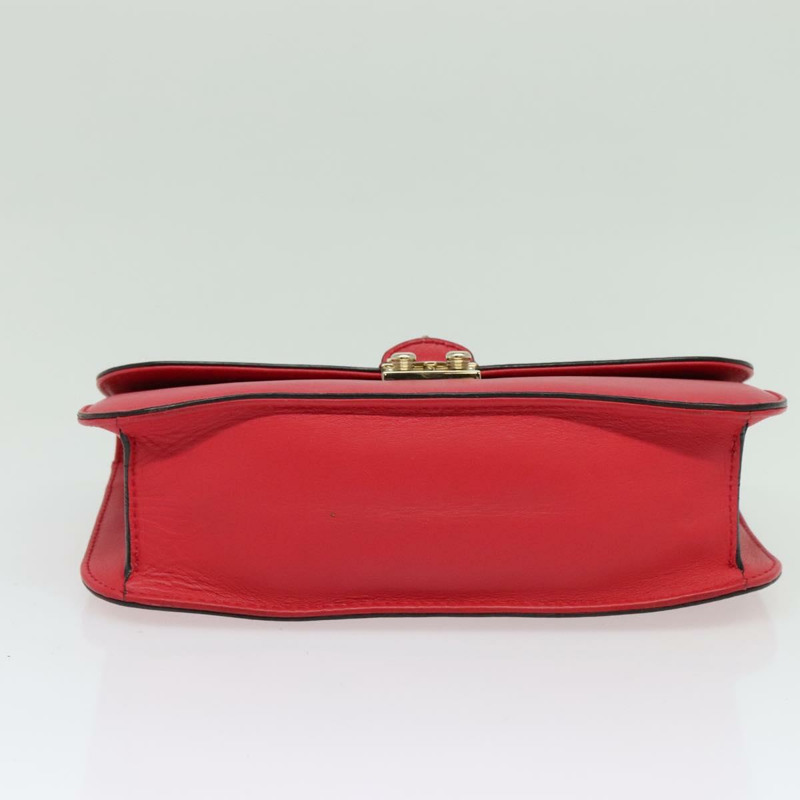 【日本直送】VALENTINO 鉚釘鏈條單肩包 皮革 粉紅色 金飾 正品 bs29260-4