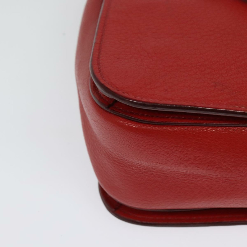 【日本直送】Miu Miu 手提包 皮革 紅色 金色 正品 bs29282-15